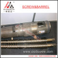 conical twin screw and barrel for extruder PVC profile